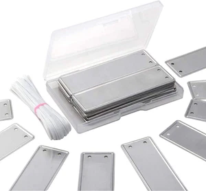 Plant Labels, Aluminum Plant Tags with 6 Inch Wires (100) - Picture 1 of 12