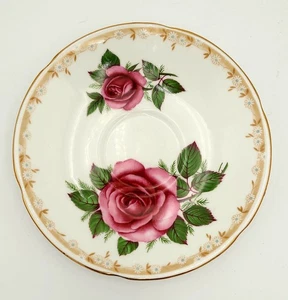 Bone China Taylor & Kent England piattino rosa - Foto 1 di 7