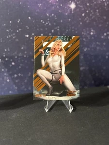 2022 Fleer Ultra Avengers AGENT 13 Sharon Carter Orange  SP PARALLEL MARVEL /549 - Picture 1 of 4