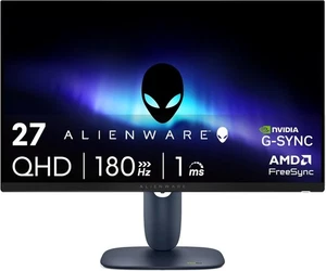 Alienware AW2725DM 27" IPS LED QHD 180Hz 1ms FreeSync G-Sync Gaming Monitor DELL - Picture 1 of 14