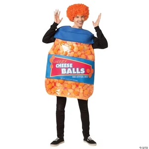 Rasta Imposta Cheeseballs Costume Funny Food Outfit Mens Womens Adult One Size - Picture 1 of 1