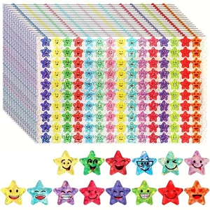Reward Star Stickers for Kids – 150/300/450 Cute Emoji Teacher Charts Parents - Picture 1 of 1