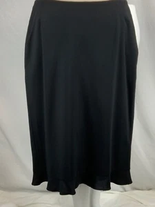 Burberry London - schwarz, Wolle, gefütterter Volantrock, Gr. 10 - Bild 1 von 12