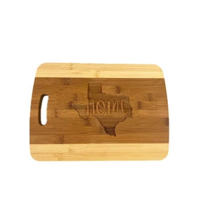 Texas Home Cutting Board 14''x9.5''x.5'' Bamboo - Picture 1 of 8