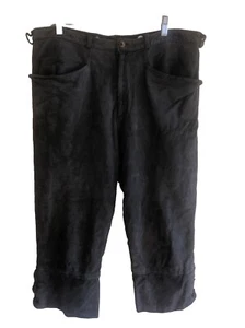 LEDERHOSE DEUTSCH BAYRISCH HERREN Oktoberfest Leder Saga Ibanez grün Gr. 54 38 W - Bild 1 von 10