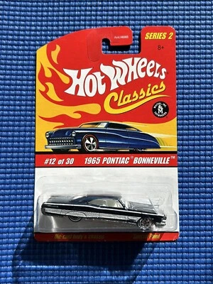 Pontiac Bonneville 2006 Hot Wheels Classics Serie 2 #12 negro 1965 como nuevo Foto 1 de 4