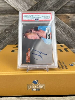 1998 Topps WCW/nWo Chris Jericho Authentic Signatures Rookie Auto | PSA Auto 10! - Image 1 of 4