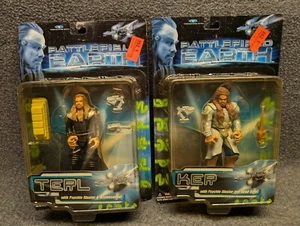 1999 BATTLEFIELD EARTH Set of 2, Ker /Terl Action Figures Trendmasters READ disc - Picture 1 of 4