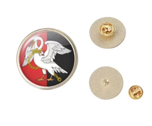 Buckinghamshire Lapel Badge Pin - County Flag Regional UK Britian Gold or Silver - Picture 1 of 6