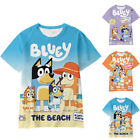 Cartoon Dogs T-Shirt Kids Boys Girls Short Sleeve Shirts Summer Tops Tee Blouse