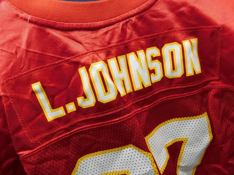Kansas City Chiefs Larry Johnson #27 jersey Youth L Reebok NFL Cover