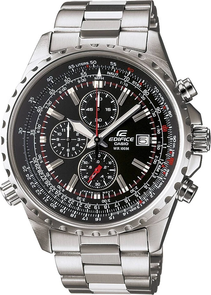 Casio Armbanduhr Analoguhr Uhr Herrenuhr Edelstahl Mineralglas Analoguhr Silb993 - Bild 1 von 1