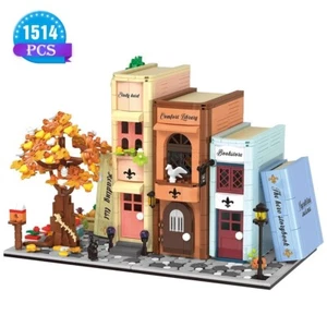 1488PCS Book houses Building Blocks Set - Picture 1 of 6