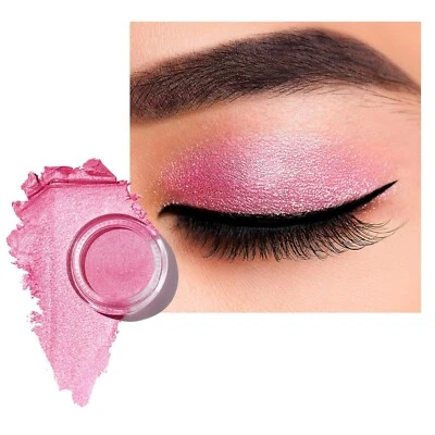Highly Pigmented Pink Cream Eyeshadow & Highlighter - Waterproof, Long Lasting - Image 1 of 4