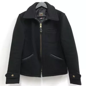 SCHOTT 716 Wool CPO Wool Jacket Size 34 American Casual Men's Vintage Clothing - Picture 1 of 7