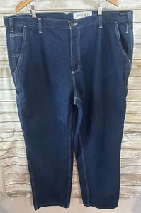 Jeans Carhartt para hombre 44 x 32 Carpenter Denim peto calce j191 - Imagen 1 de 5