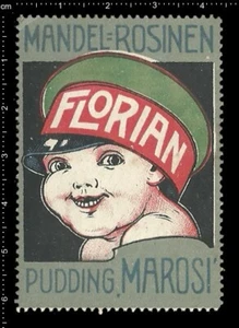 Germany Old German poster stamp cinderella Florian Puding - Picture 1 of 1