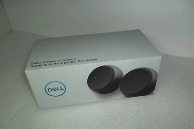 Dell 2.0 Speaker System AE215 Wired 5W RMS Aux Port Headphone Jack Volume 5177M - Image 1 of 4