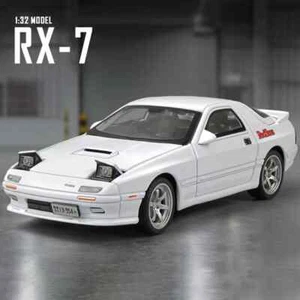 1:32 Mazda RX7 FC Initial D Modelo Coche Diecasts Coleccionista Regalo - Imagen 1 de 14