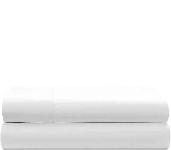 Ralph Lauren King Flat Sheet 624tc White Organic Sateen Cotton
