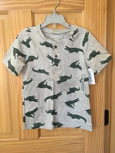 New Carter's Alligator Boys Shirt Top Gray many sizes - Picture 1 of 1