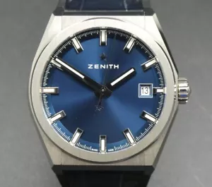 Zenith Defy Classic 95.9000.670/51 Titanium Blue dial 41mm - Picture 1 of 12