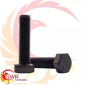 M10 X 1,0 X 45MM PASSO FINE SET VITI COMPLETAMENTE FILETTATO ALTA TRAZIONE 8,8 BULLONE ESADECIMALE - Foto 1 di 3