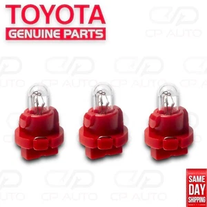 00- 04 TOYOTA TACOMA AC HEATER FACEPLATE CONTROL SWITCH LIGHT BULB QTY 3 OEM NEW - Picture 1 of 8