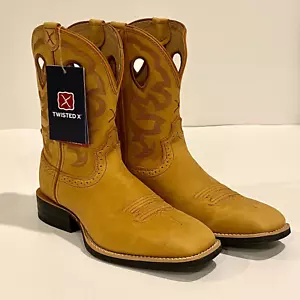 Botas Twisted X Damas 9" Ruff Stock Miel y Miel WRS0037 Talla 8 B Para Mujer Nuevas con Etiquetas - Imagen 1 de 16
