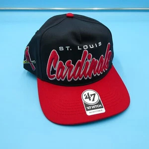 '47 Brand St. Louis Cardinals Hat Mens Dark Blue Snapback Cap MLB Streetwear New - Picture 1 of 9