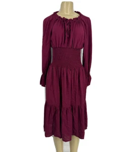 Belle Poque Small Pullover Dress Fit Flare MIDI Round Neck Party AB3 - Picture 1 of 9