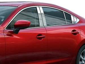 (PARA) 2014-2018 MAZDA 6 * 10 piezas acero inoxidable pilar poste moldura - Imagen 1 de 1