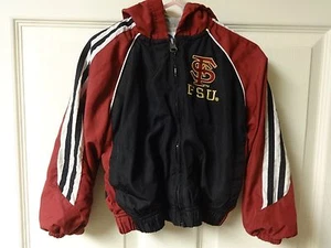 Vintage Florida State Seminoles Zipped Front Lined Jacket w/ Hood Youth 4T Sewn - Picture 1 of 1