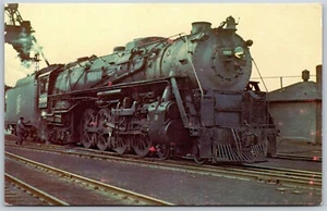 Vintage Chippewa Falls Wisconsin Soo Line Eisenbahn Lokomotive Nummer 5000 Postkarte - Bild 1 von 2