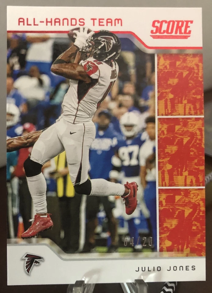 2020 Score All Hands Team Red Julio Jones 04/20 Julio Jones — 第 1/2 张图片