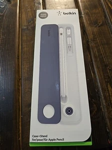 Belkin - Case + Stand for Apple Pencil - Gray - No Pencil - Picture 1 of 5