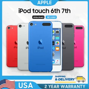 Apple iPod Touch 5th 6th 7th Gen 64GB 128GB 256GB MP3 Games Player All Color Lot - Picture 1 of 26