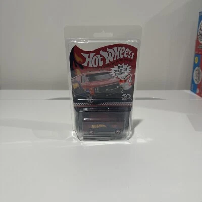 Hot Wheels RLC Custom GMC Panel Van Dark Red 2018 Collector Edition Mail-in RR - Image 1 of 3