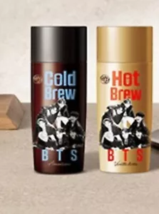 BTS HOT BREW HY Vanille Latte KAFFEETASSE OFFIZIELL leere Flasche Cold Brew Gruppe - Bild 1 von 5