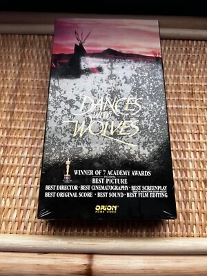 Dances with Wolves VHS 1990 - Sealed - Image 1 of 4