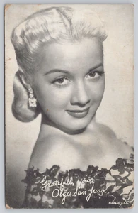 1940'S MUTOSCOPE ARCADE CARD EX/MT PIN-UP RISQUE CHEESCAKE VINTAGE EXHIBIT L376 - Picture 1 of 2