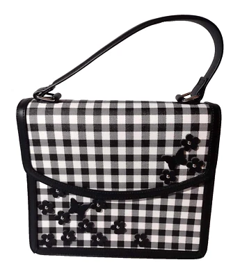 CATO Satchel Bag & Black Faux Leather Crossbody Strap and Accents - Image 1 of 4