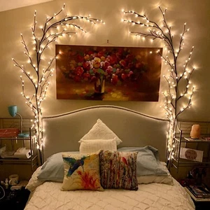 Enchanted Willow Vine Lights for Home Decor, Christmas Decorations Flexible D... - Picture 1 of 6