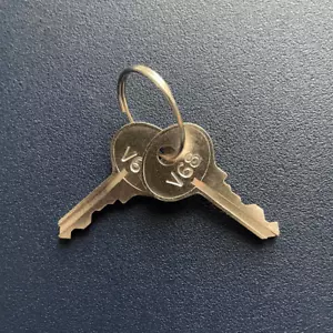 (2) Master Lock Combination Override Keys - Key Code V51 - V99 READ DISCLAIMER - Picture 1 of 2