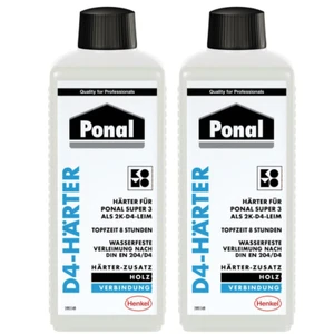 D4 Härter PONAL für Ponal Super 3 Wasserfest | 2 x 250g von Henkel - Bild 1 von 2