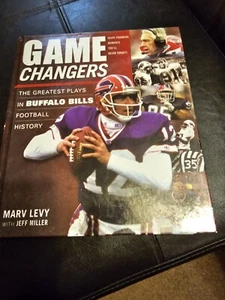 Game Changers The Greatest Plays In Buffalo Bills Signed By Marv Levy - Picture 1 of 5