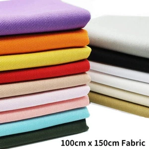 Tessuto denim cotone multicolore spesso twill lavato jeans panno fai da te cucito - Foto 1 di 42