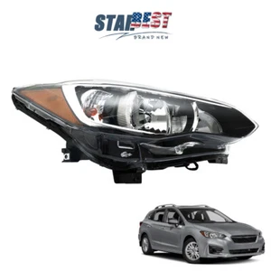 Right Halogen Clear Lens Headlight For 2017-2018 Subaru Impreza/Crosstrek Side - Picture 1 of 10