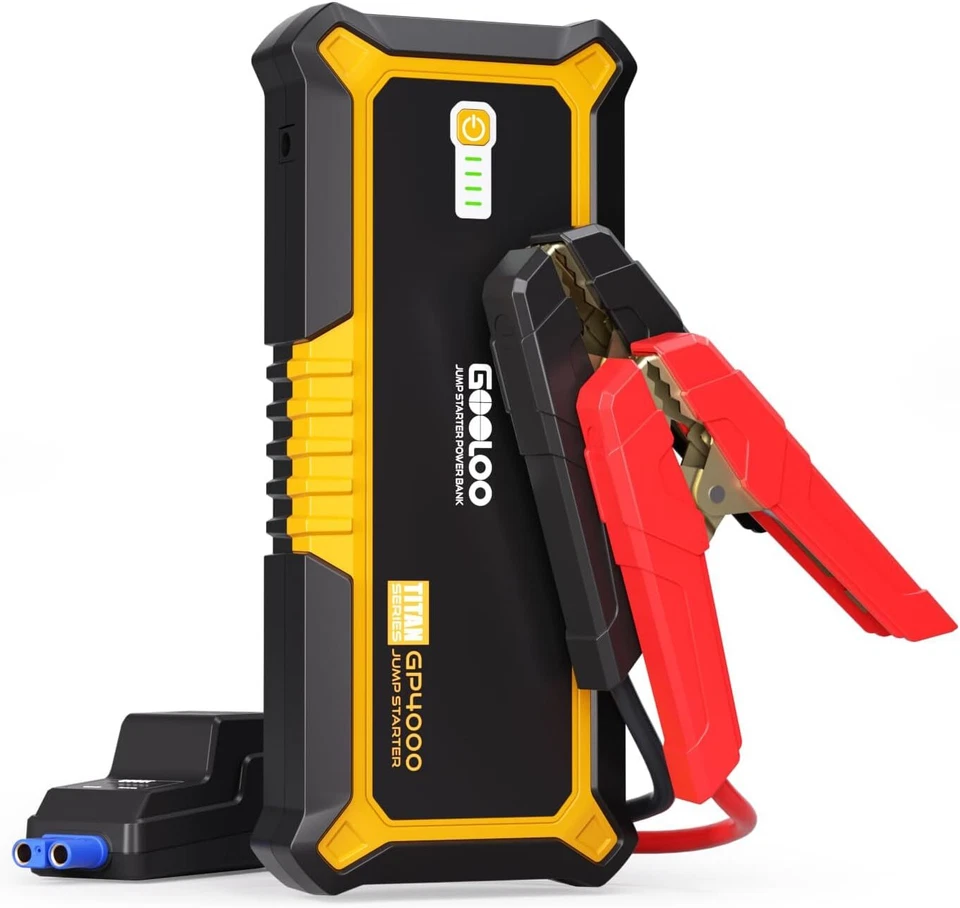 GOOLOO GP4000 Avviamento Auto Car Jump Starter 4000A Caricatore Booster Powerbank