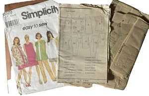 Simplicity Sewing Pattern 8529 Womens size P 12 14 16 MCM Skirt Pants Dress Robe - Picture 1 of 4